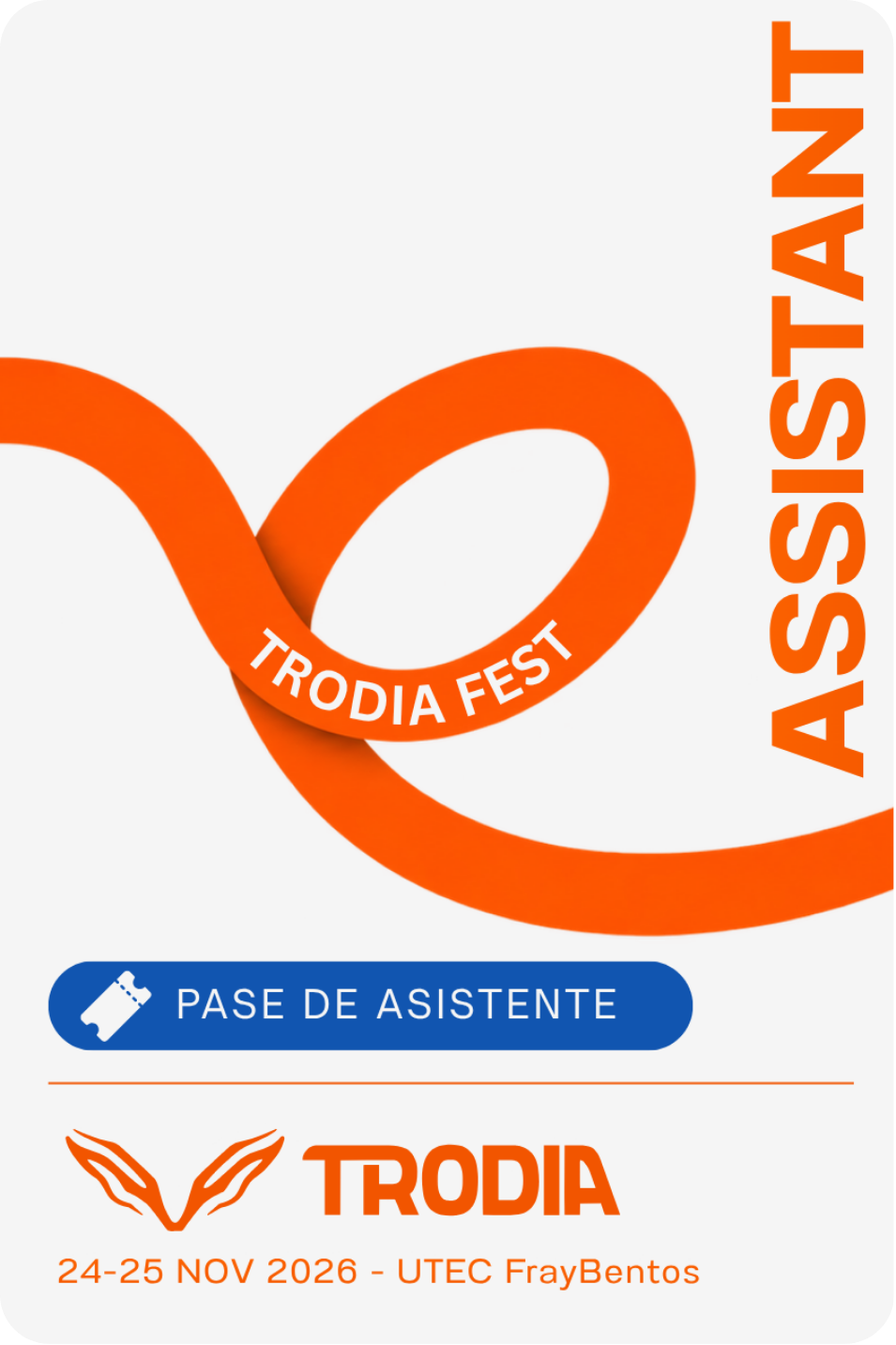 Gafete de Asistente